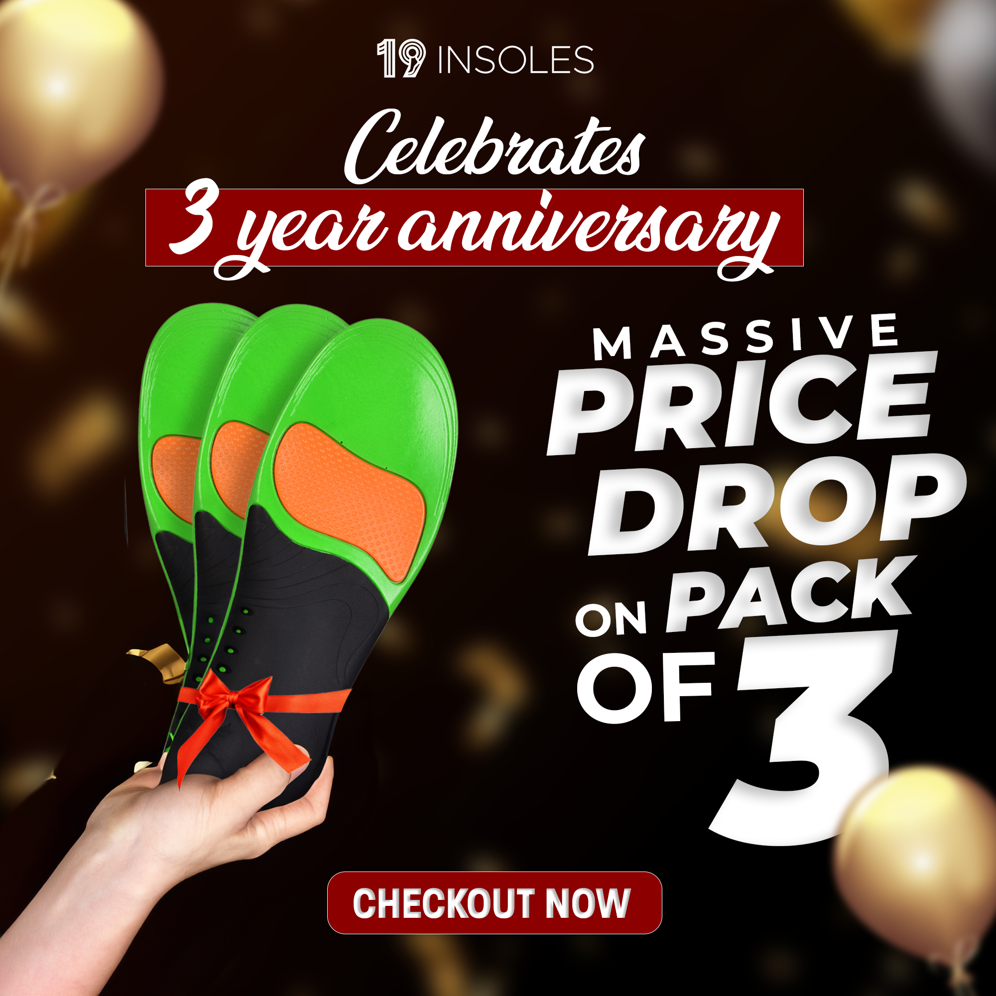 Game Changer Insoles (Perfect for sports shoes)