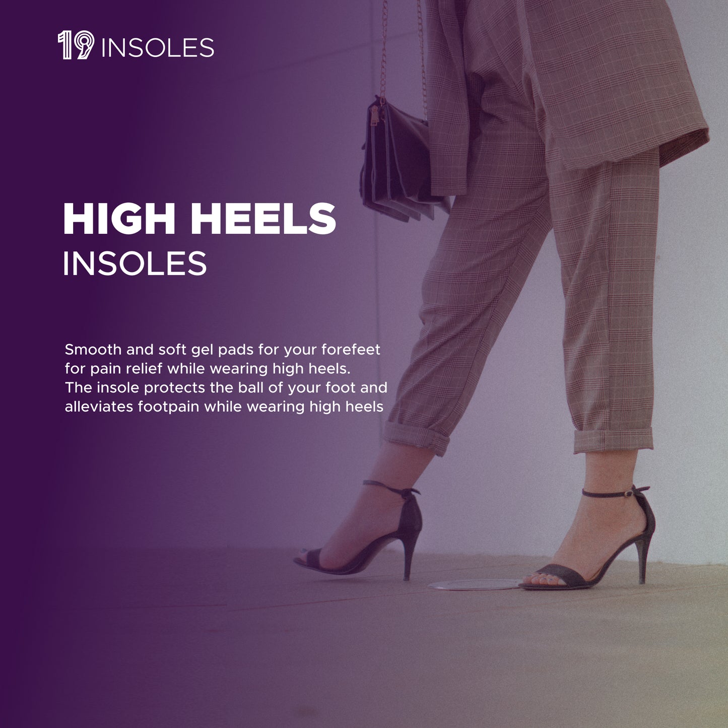 High Heels Insoles with Arch