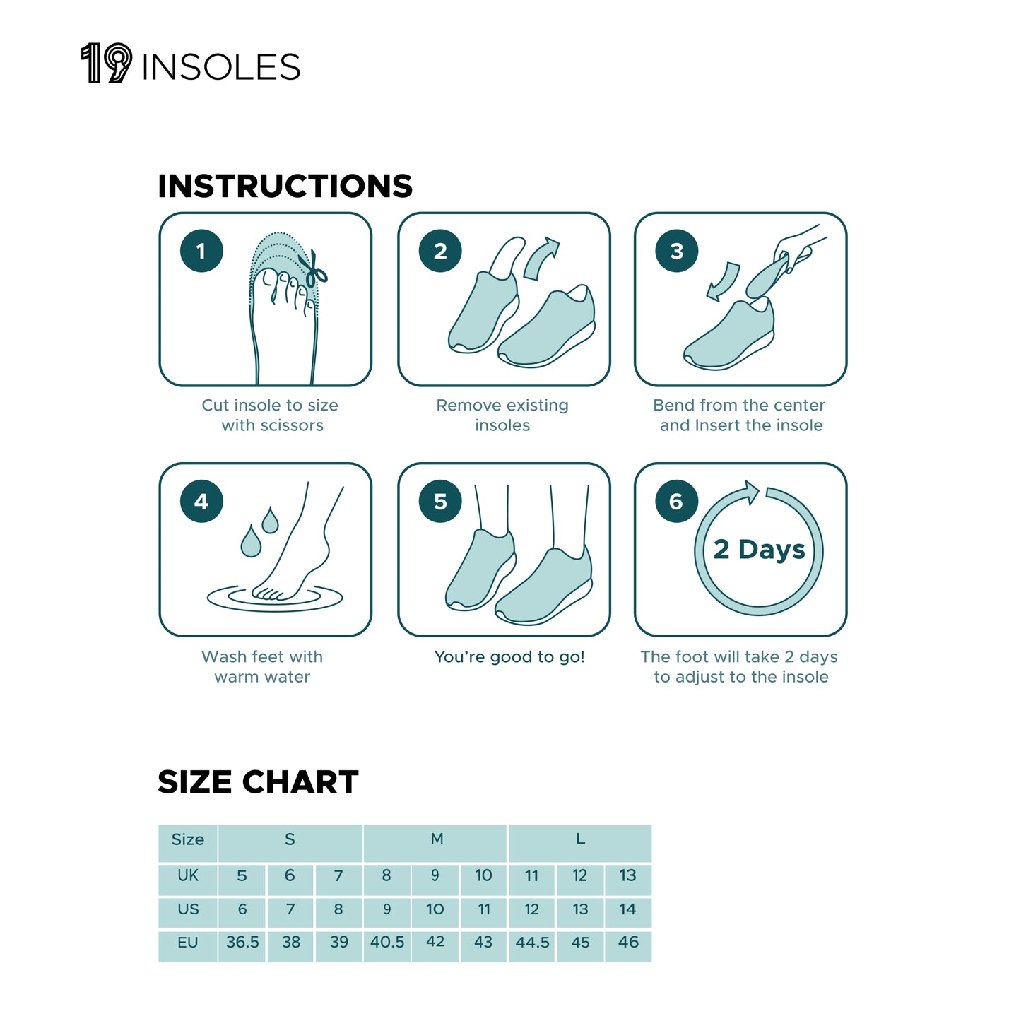 Everyday Gel Insoles (Ideal for sneakers and formal shoes)