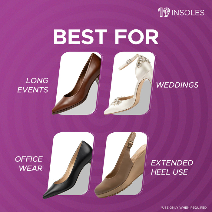 High Heels Insoles with Arch